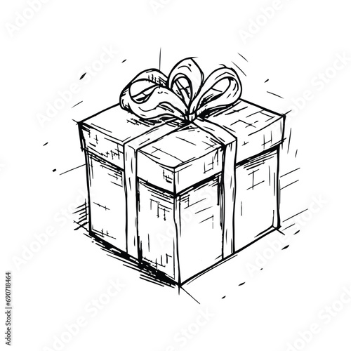 gift box illustration design vector event, program 