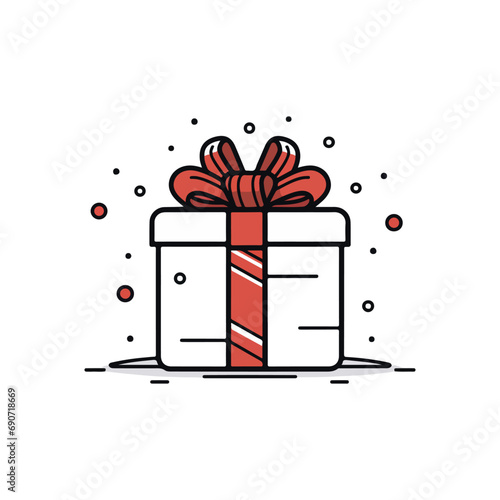 gift box illustration design vector event, program 