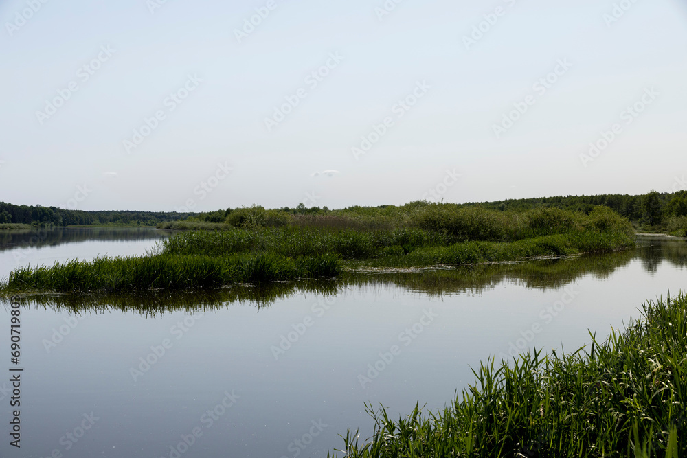 a wide river in eastern Europe, the Neman