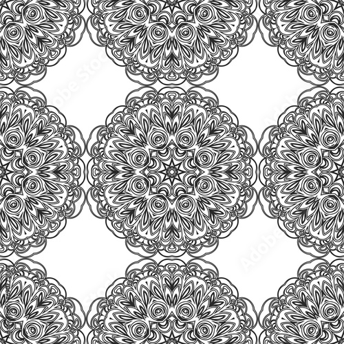 Elegant vector classic pattern. Seamless abstract background with repeating elements.