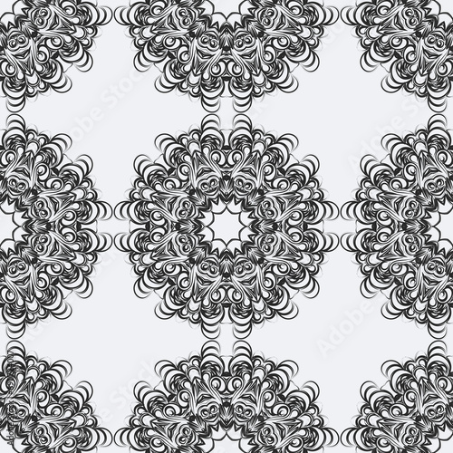 Elegant vector classic pattern. Seamless abstract background with repeating elements.