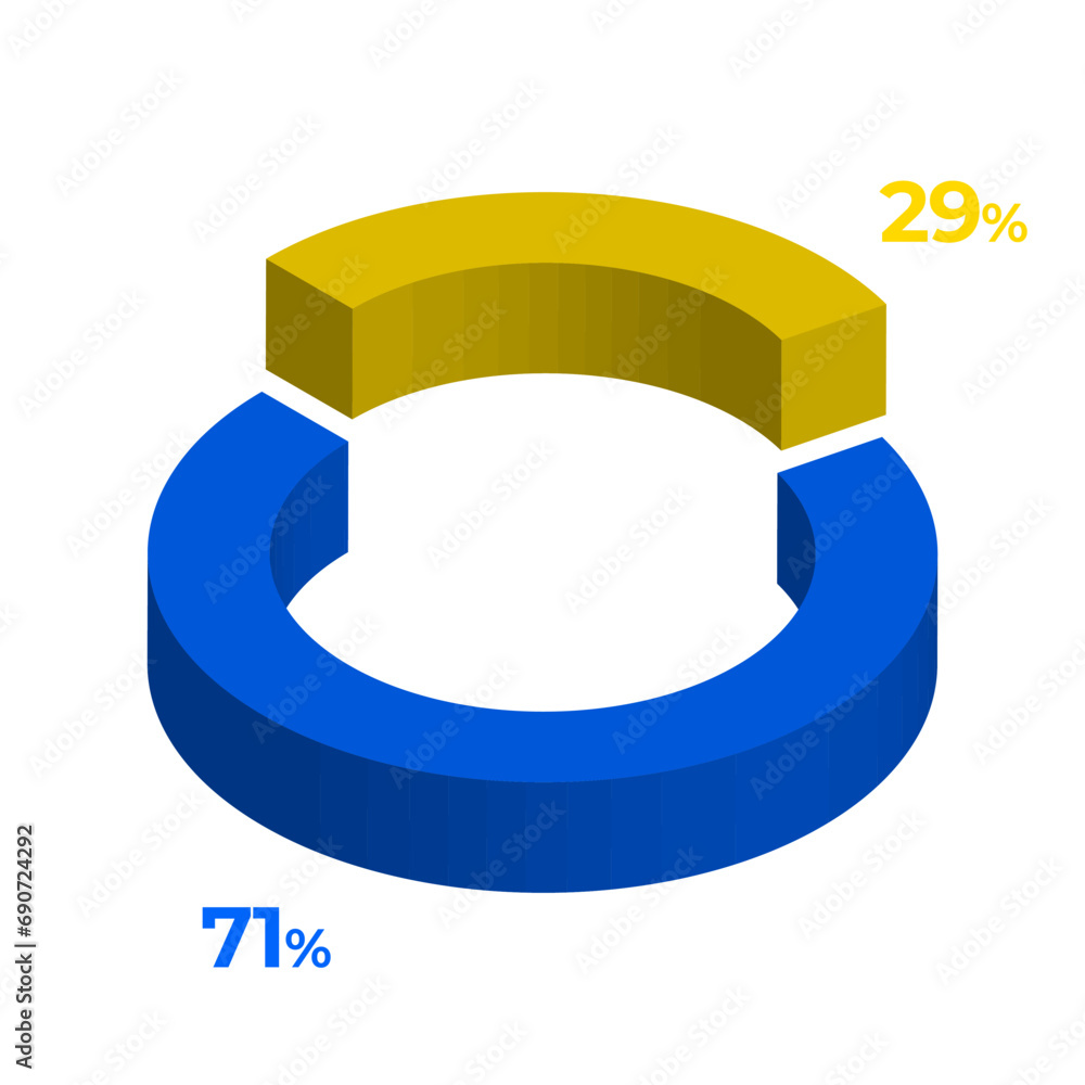 29 71 3d donut pie chart illustration eps vector 29 71 3d donut pie chart illustration eps vector