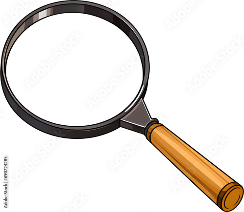 magnifying glass, magnifying glass, convex lens