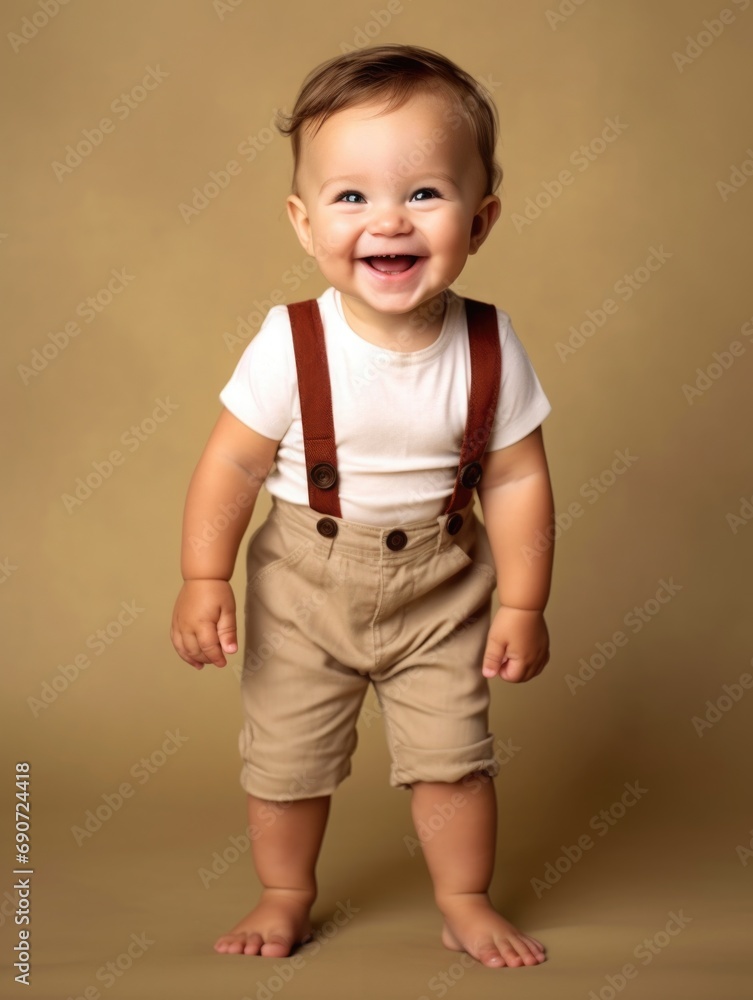 cute happy baby laughing