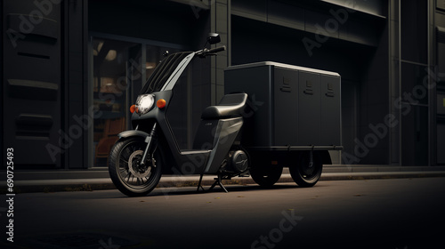 Electric urban delivery vehicle photo