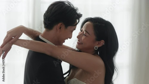 Valentine Dance, Romantic Embrace on a Day of Love and Vows