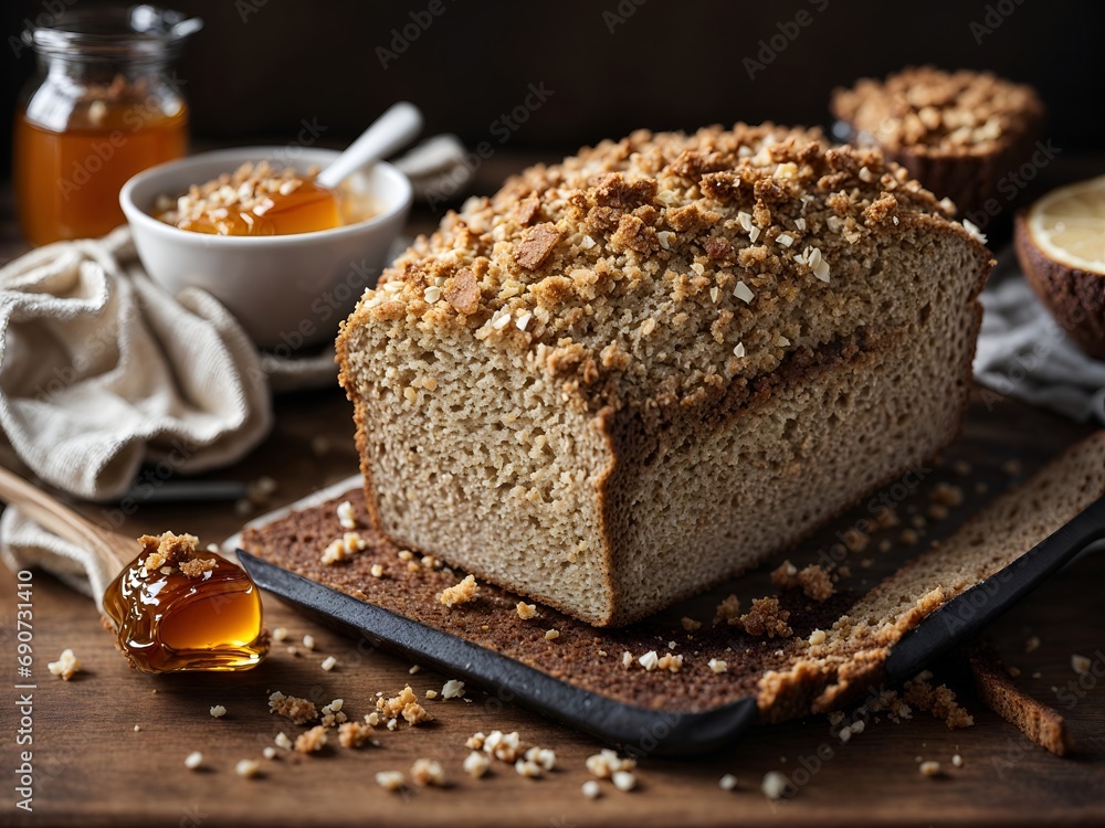 A Delicious Loaf of Bread on a Wooden Cutting Board A Delicious Loaf of Bread on a Wooden Cutting Board