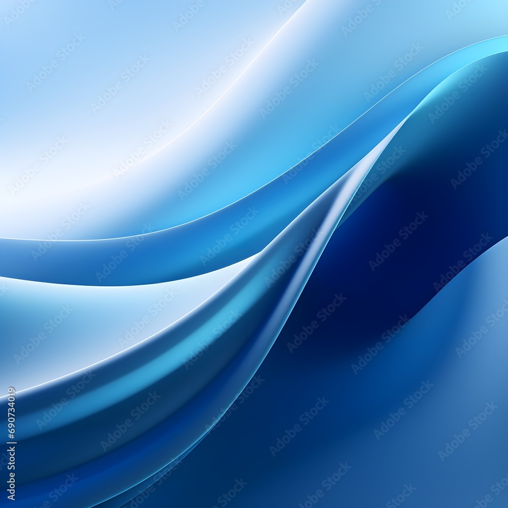 Fototapeta premium Abstract Color Waves in Dynamic Fluid Motion