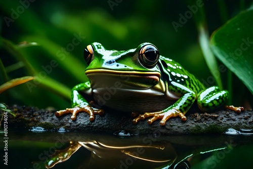 ein frosch macht yoga © Mazhar