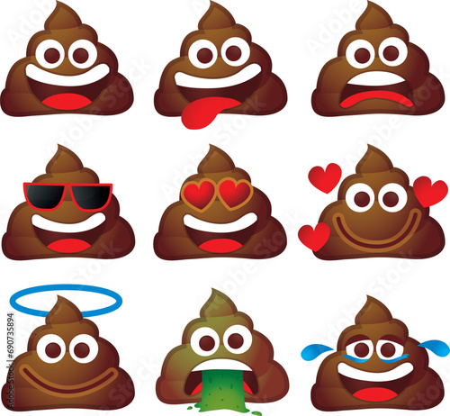 EMOJI COLLECTION VECTOR SET 2 - POO
