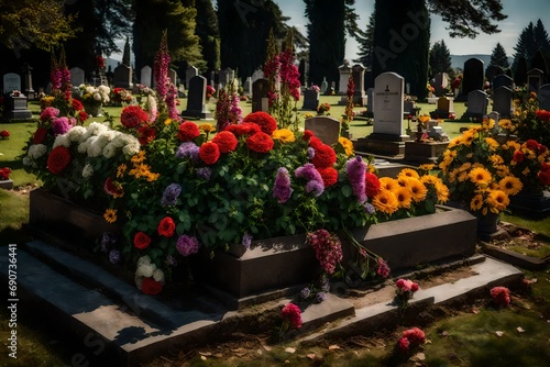 flowers on the graveGrading --Chromatic Aberration --GB 