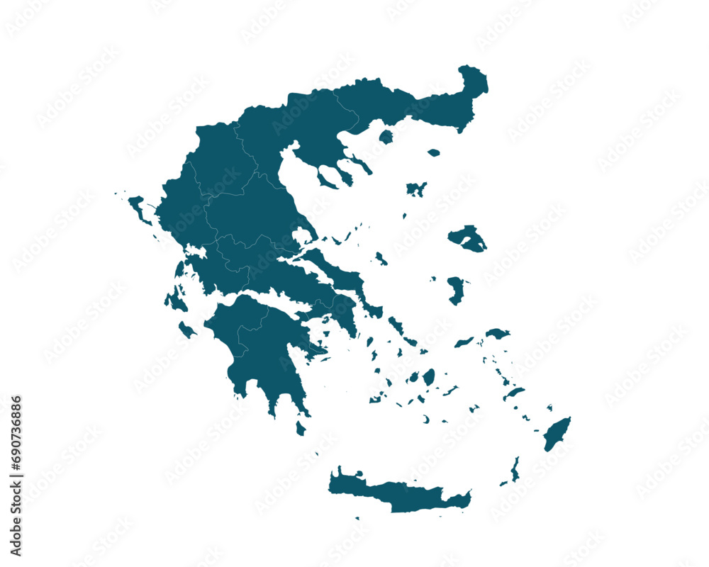 Obraz premium Greece map