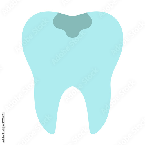 damaged tooth