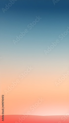 Serene Skyline at Sunset with Warm to Cool Gradient