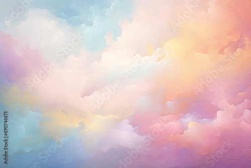 Smooth Rainbow Colored Clouds