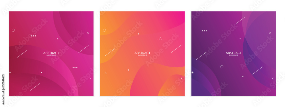 abstract seamless set of coloring abstract background perfect for banner poster.