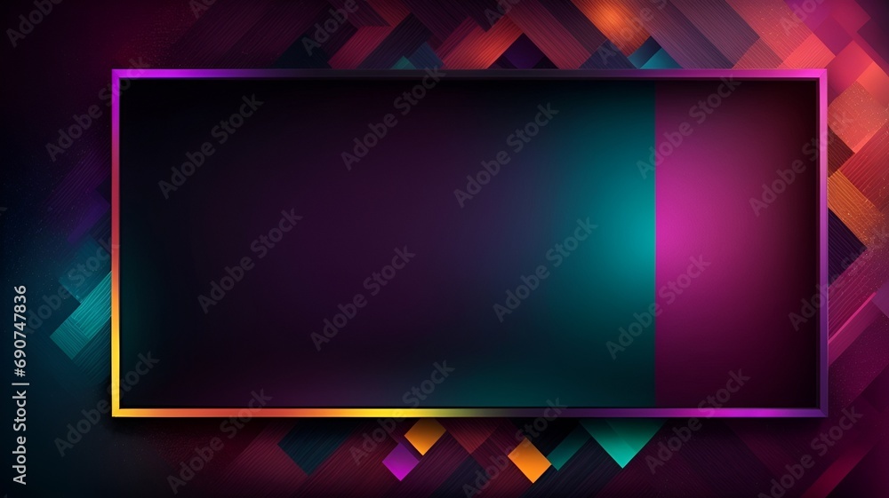 A Vibrant Purple and Green Background Framed in Gold A Vibrant Purple and Green Background Framed in Gold