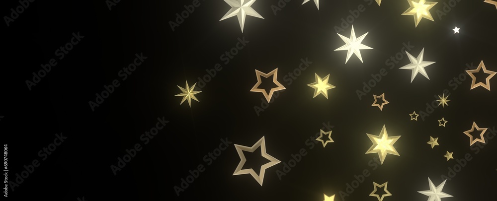 XMAS Stars - stars background, sparkle lights confetti falling. magic shining Flying christmas stars on night XMAS Stars - stars background, sparkle lights confetti falling. magic shining Flying christmas stars on night
