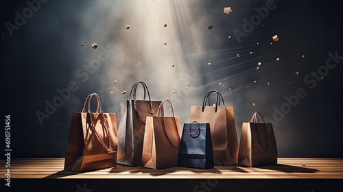 christmas shopping bag