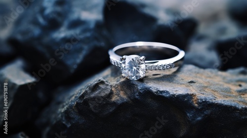 ring with diamonds
