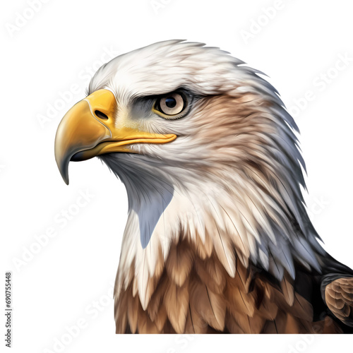 Eagle isolated on transparent background