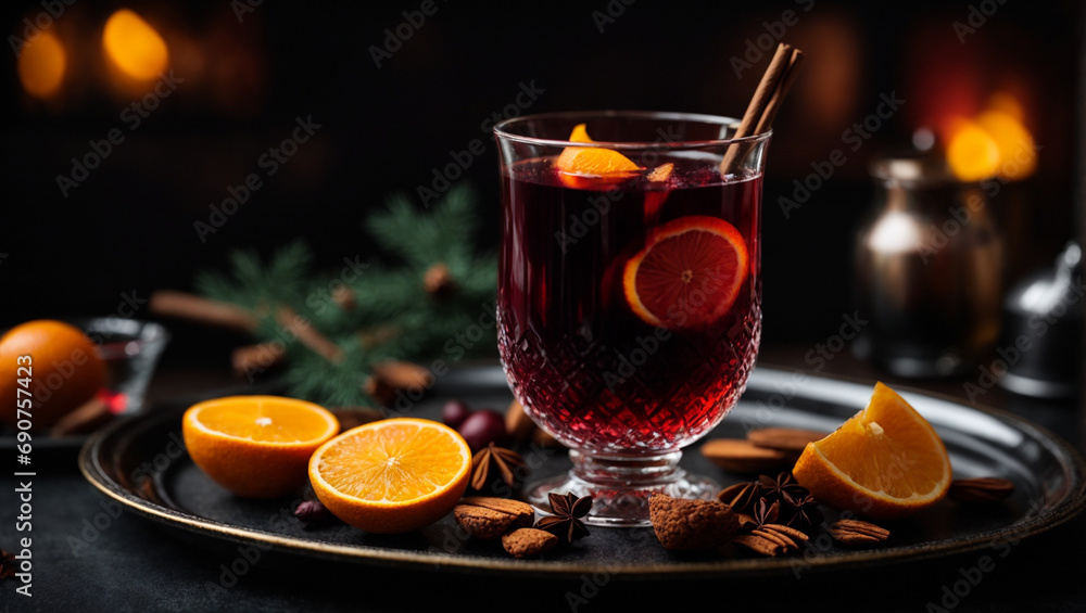 Comforting cup of tea with lemon and mint Comforting cup of tea with lemon and mint