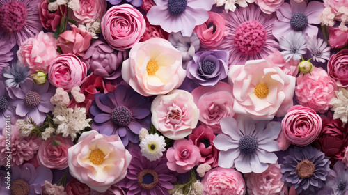 Vibrant Floral Array for Mother's Day Background