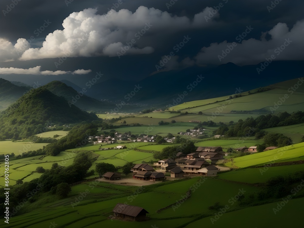 Beautiful Village Life, Peaceful Environment, Traditional Style Home Beautiful Village Life, Peaceful Environment, Traditional Style Home