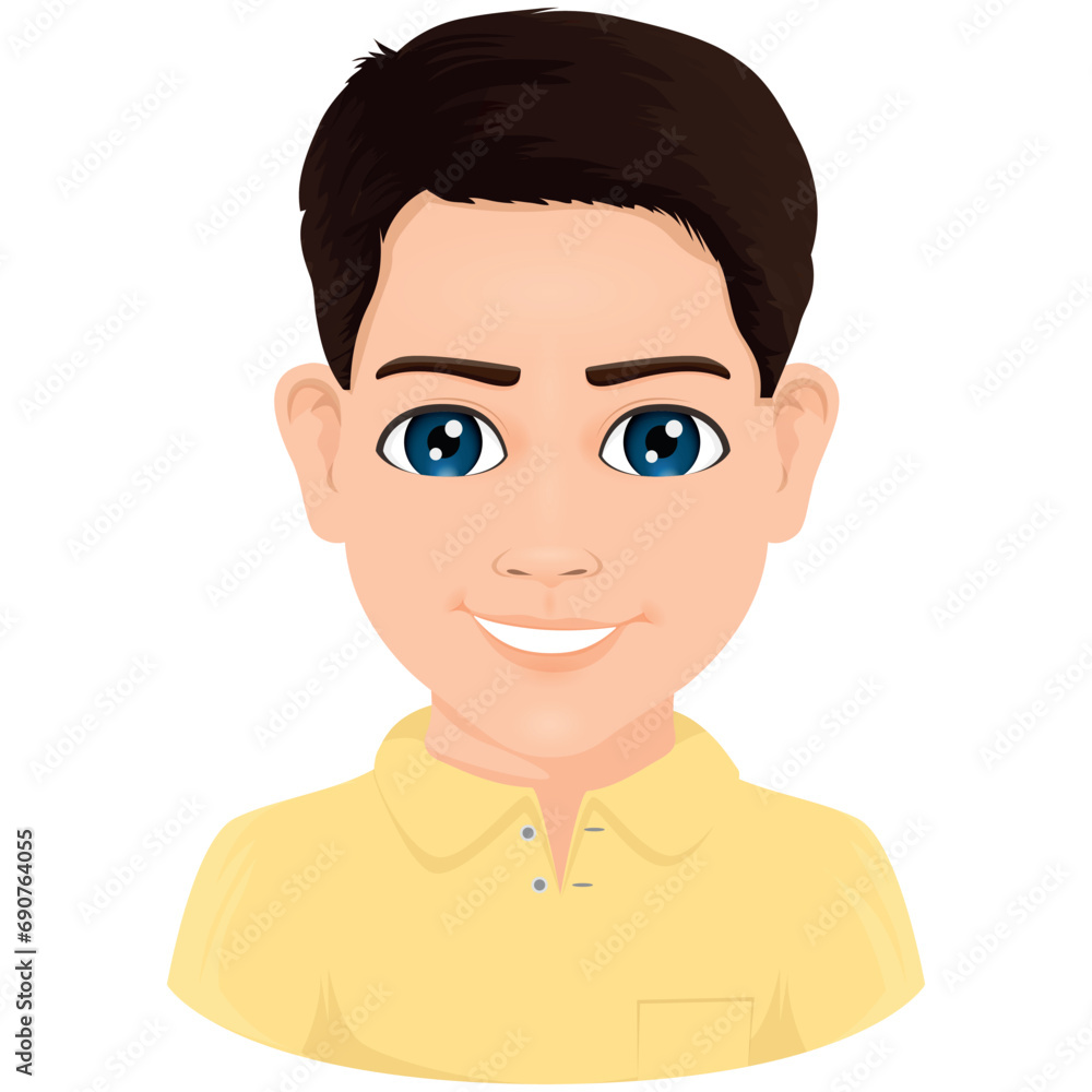 portrait of smiling young boy