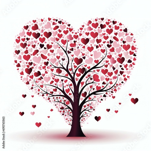 Heart shaped tree