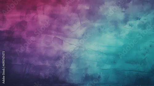 
Abstract background with a purple, blue, and green gradient. Toned and colorful concrete wall texture, perfect for a variety of design projects. Ideal for adding depth and vibrancy to your creative w