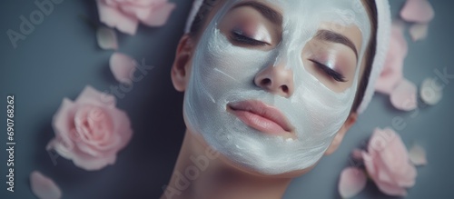 Spa therapy for young woman...