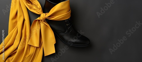 Women fashionable black lea...