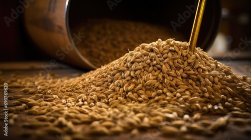 Malt beer barley seed brewery alcohol production cereal mill wallpaper background