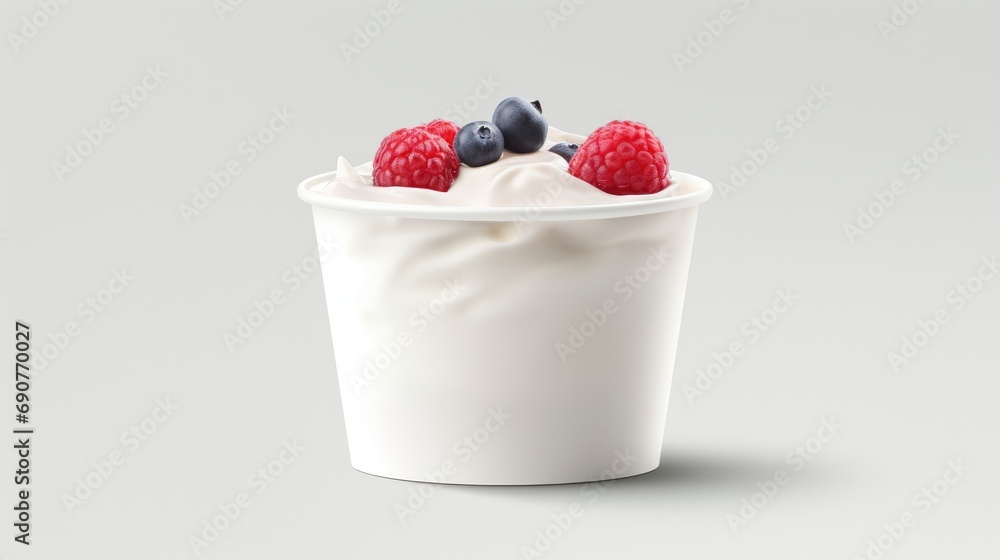 Empty paper milk yogurt cup template mockup wallpaper background Empty paper milk yogurt cup template mockup wallpaper background