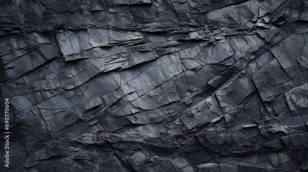 Black rock texture background. Rough mountain surface with cracks. Black stone background with space for design Black rock texture background. Rough mountain surface with cracks. Black stone background with space for design