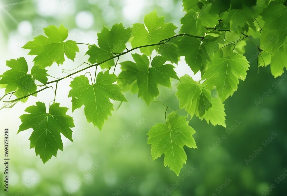 Grape leaves vine branch on transparent background green leaves vine plant nature frame jungle bord Grape leaves vine branch on transparent background green leaves vine plant nature frame jungle bord