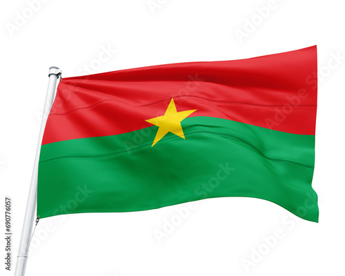 FLAG OF THE COUNTRY BURKINA FASSO