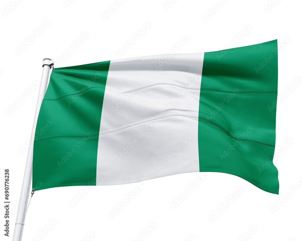 FLAG OF THE COUNTRY NIGERIA