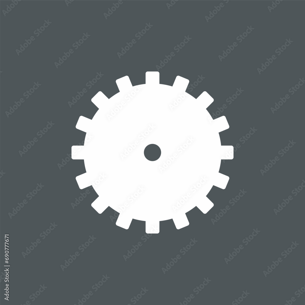 Gear cog mechanism icon quality vector illustration cut Gear cog mechanism icon quality vector illustration cut