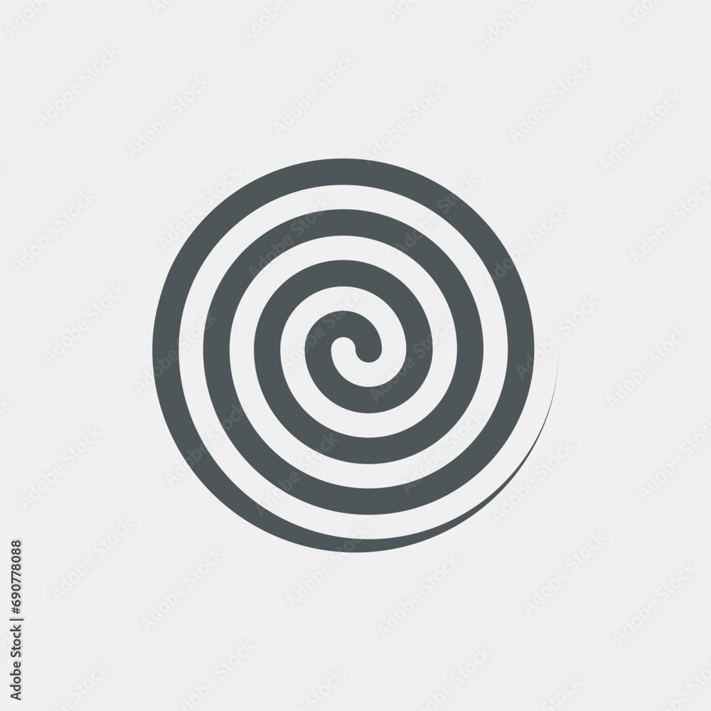 Spiral, swirl, tracery, twist, helix quality vector illustration cut Spiral, swirl, tracery, twist, helix quality vector illustration cut