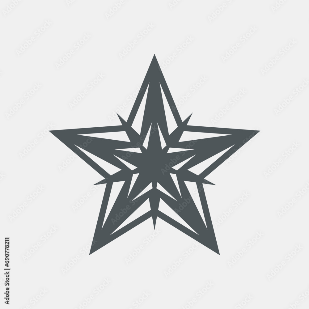Star Classic rating icon web quality vector illustration cut Star Classic rating icon web quality vector illustration cut