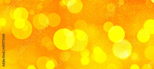Yellow bokeh background for seasonal, holidays, event celebrations and various design works