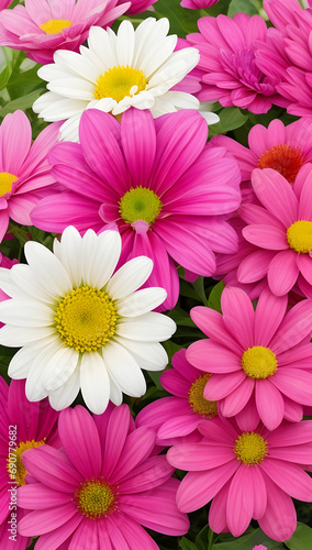 wallpaper colorful gerbera flowers