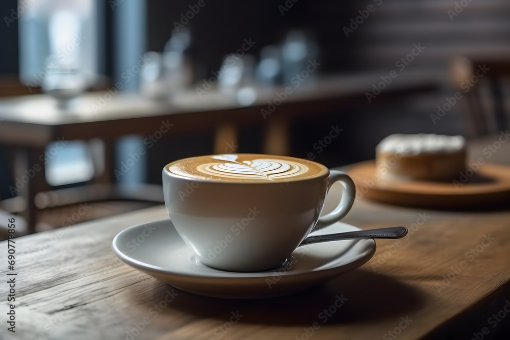 cup of cappuccino. cup of cappuccino.