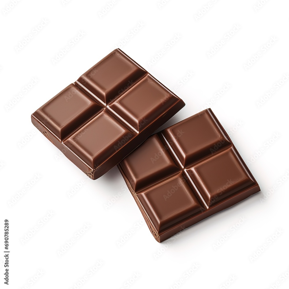 chocolate isolated on white background chocolate isolated on white background