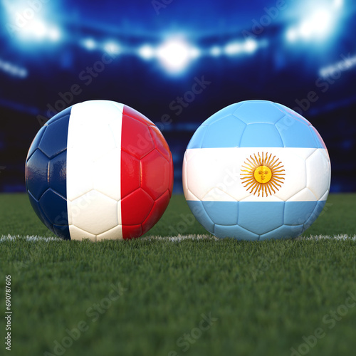 France vs. Argentina Soccer Match