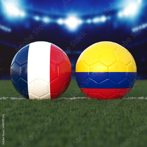 France vs. Colombia Soccer Match