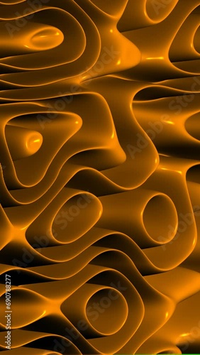 Wallpaper Mural 3D animation of rows of colorful stripes rippling vertical video Torontodigital.ca