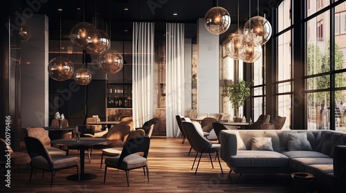 Interior concept for a cozy room